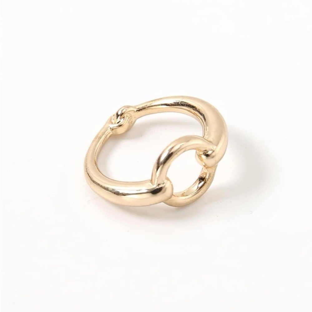 Gold Scarf Ring